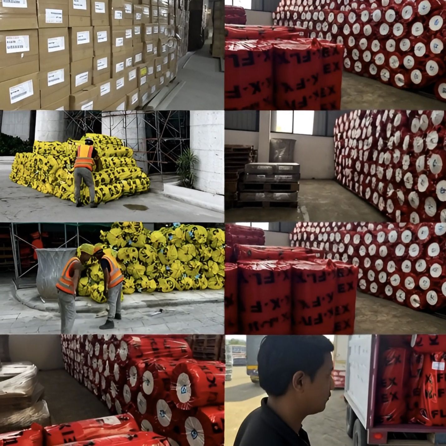 Incube holding building insulation warehouse